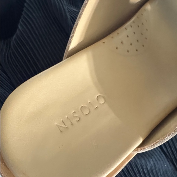 Nisolo Elia Go-To Flatform Leather Slide/Sandal Women's 6 - Picture 9 of 16